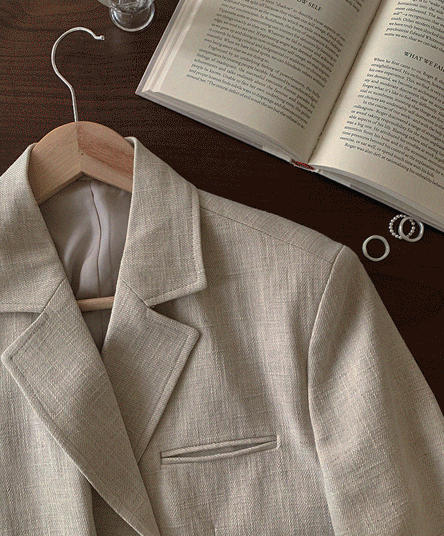 Bandis Linen Jacket [100% Linen/Crumpled/High Quality]