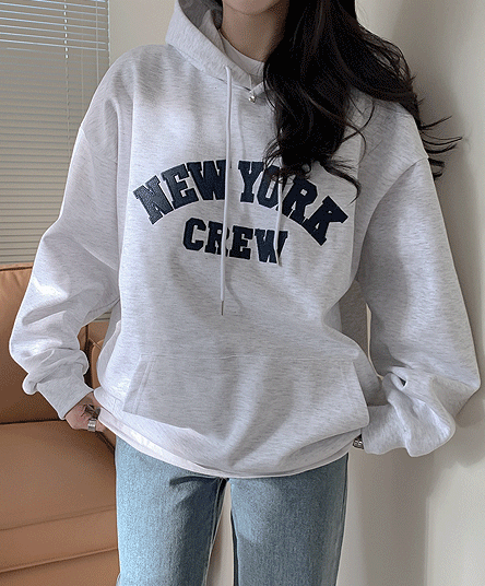 New York Embroidery Oversized Fit Hoodie (3 colors)