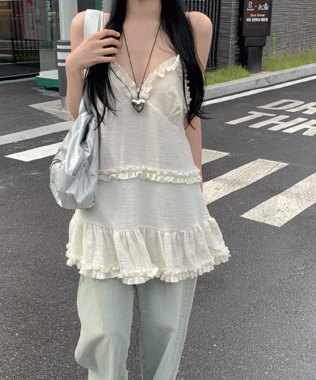 [Style recommendation] Lace sleeveless dress - 2 colors