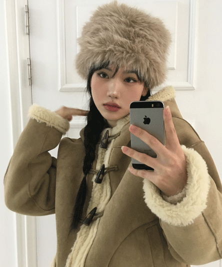 [Pretty fit 🤎] It&#039;s a must-have item for winter styling.