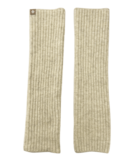 [15% wool] Ribbed long leg warmer. - 5 colors.