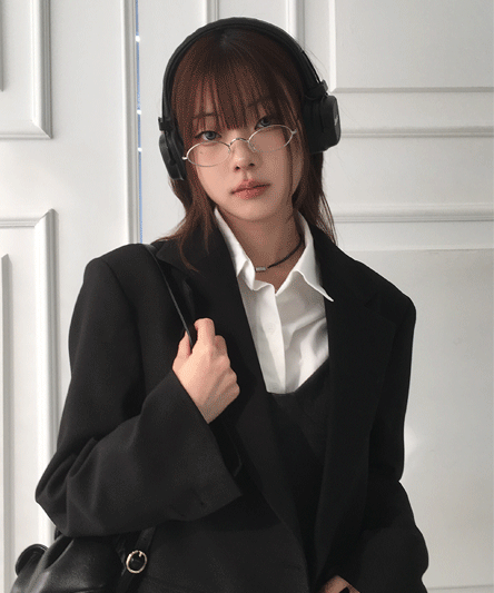 [Real Daily/Must-have🖤] Semi-Oversized Fit Single Blazer Jacket jk - 4 colors