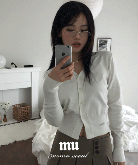 [MADE🖤] Zalok Fit Daily V-Neck Cardigan-4 colors